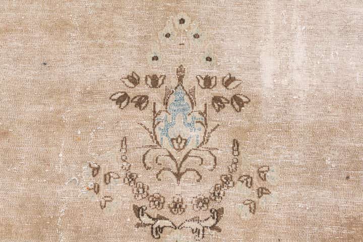 9' 8 x 13' 10 Hand Knotted Ultra Vintage Persian Wool Rug