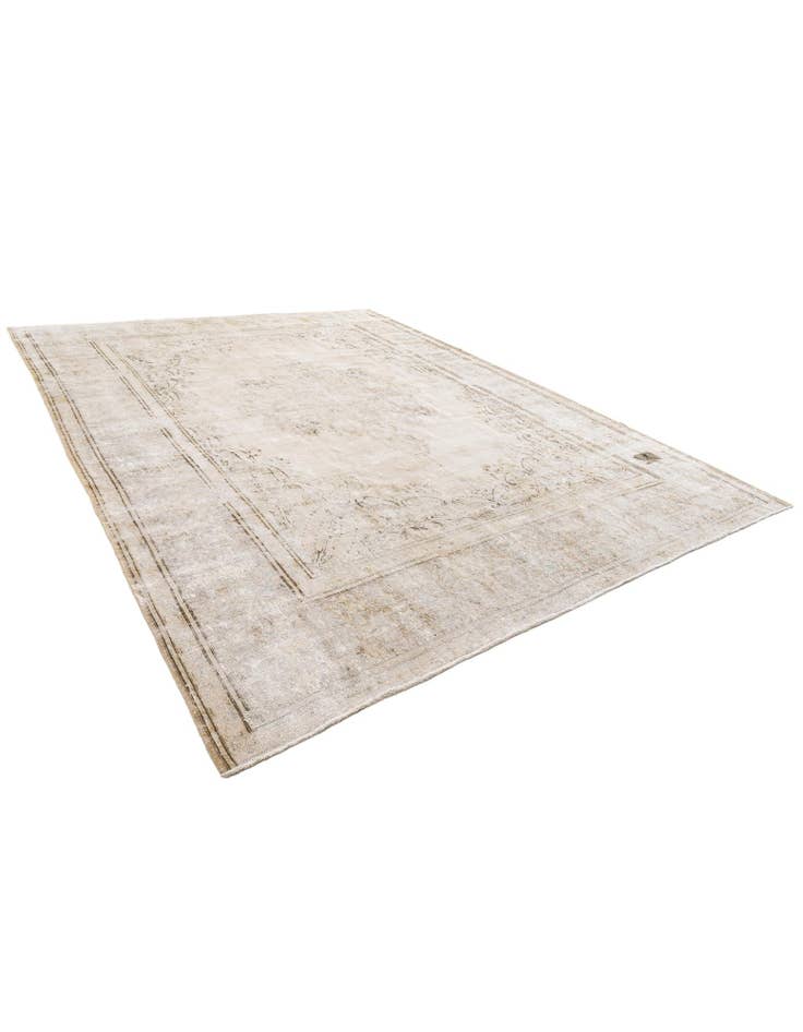 Detail image of 9' 10 x 12' 9  Hand Knotted Ultra Vintage Persian Wool Rug