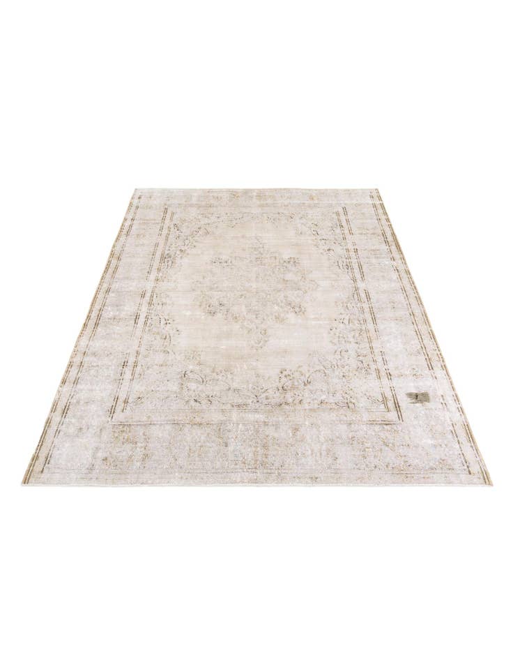 Detail image of 9' 10 x 12' 9 Hand Knotted Ultra Vintage Persian Wool Rug