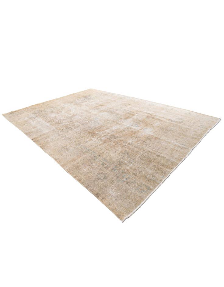 Detail image of 9' 5 x 12' 9  Hand Knotted Ultra Vintage Persian Wool Rug