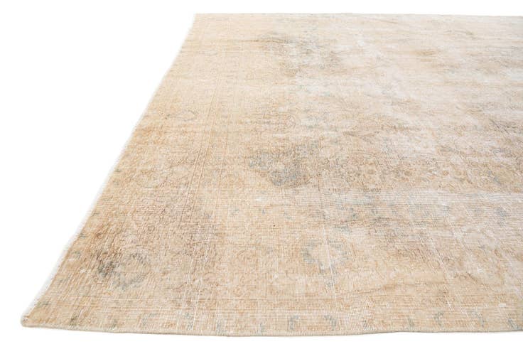 Detail image of 9' 5 x 12' 9 Hand Knotted Ultra Vintage Persian Wool Rug