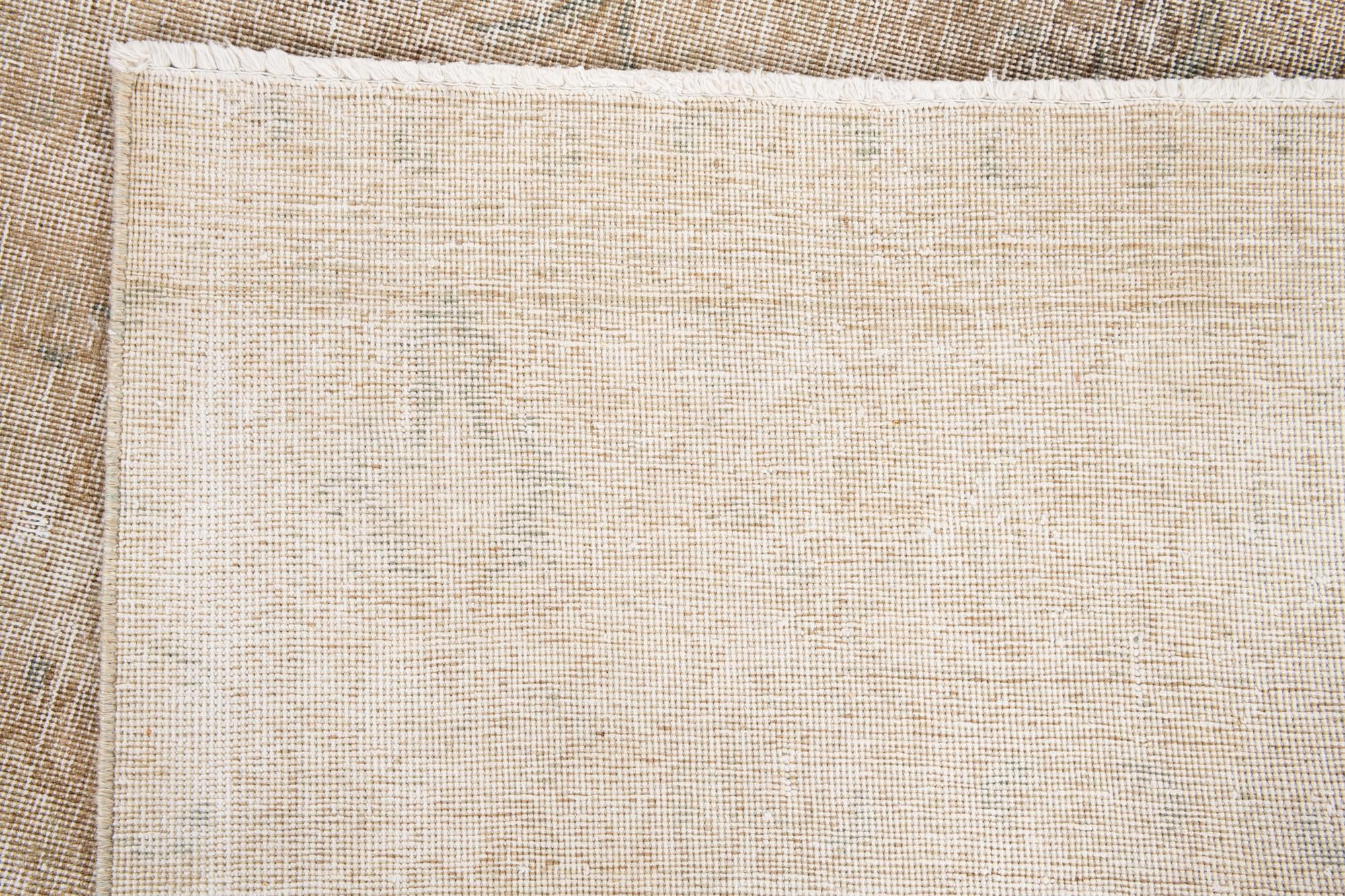 9' 5 x 12' 9 Hand Knotted Ultra Vintage Persian Wool Rug