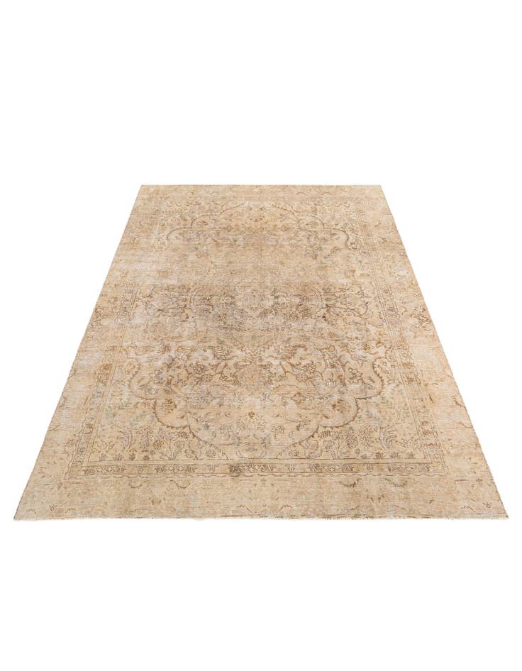 Detail image of 8' 1 x 11' 8  Hand Knotted Ultra Vintage Persian Wool Rug