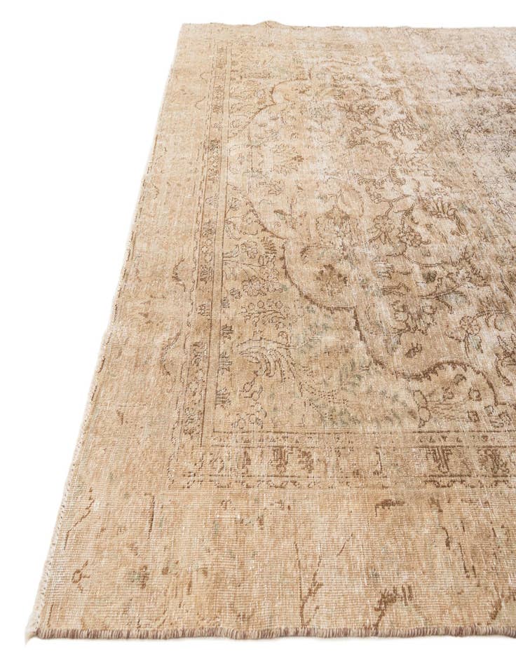 Detail image of 8' 1 x 11' 8  Hand Knotted Ultra Vintage Persian Wool Rug