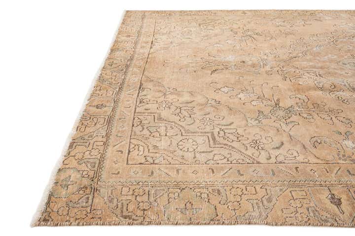 6' x 9' 6 Hand Knotted Ultra Vintage Persian Wool Rug