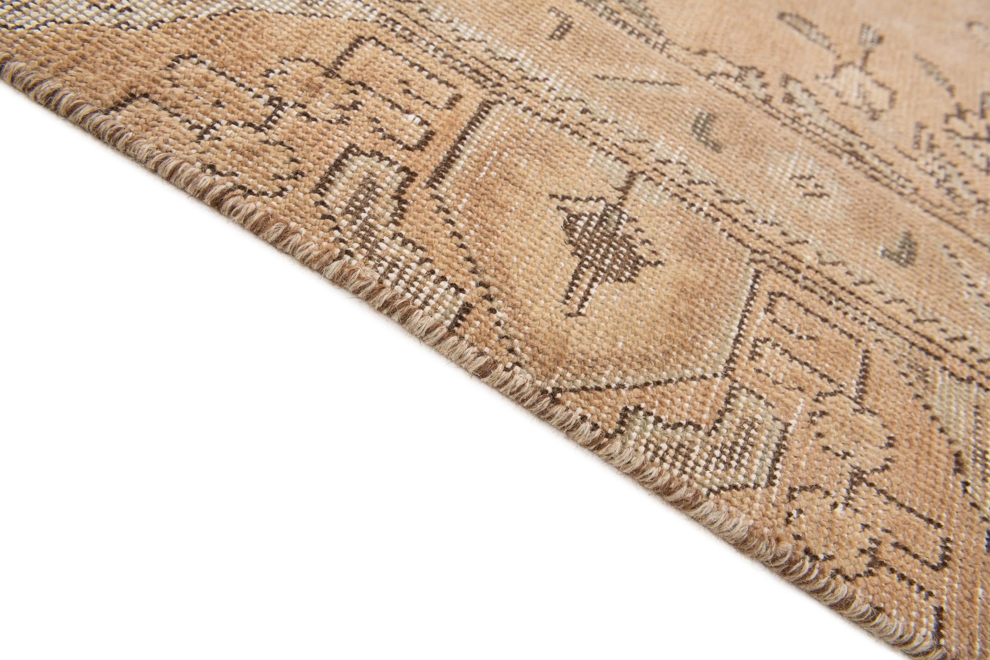 6' x 9' 6 Hand Knotted Ultra Vintage Persian Wool Rug