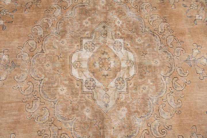 6' x 9' 6 Hand Knotted Ultra Vintage Persian Wool Rug