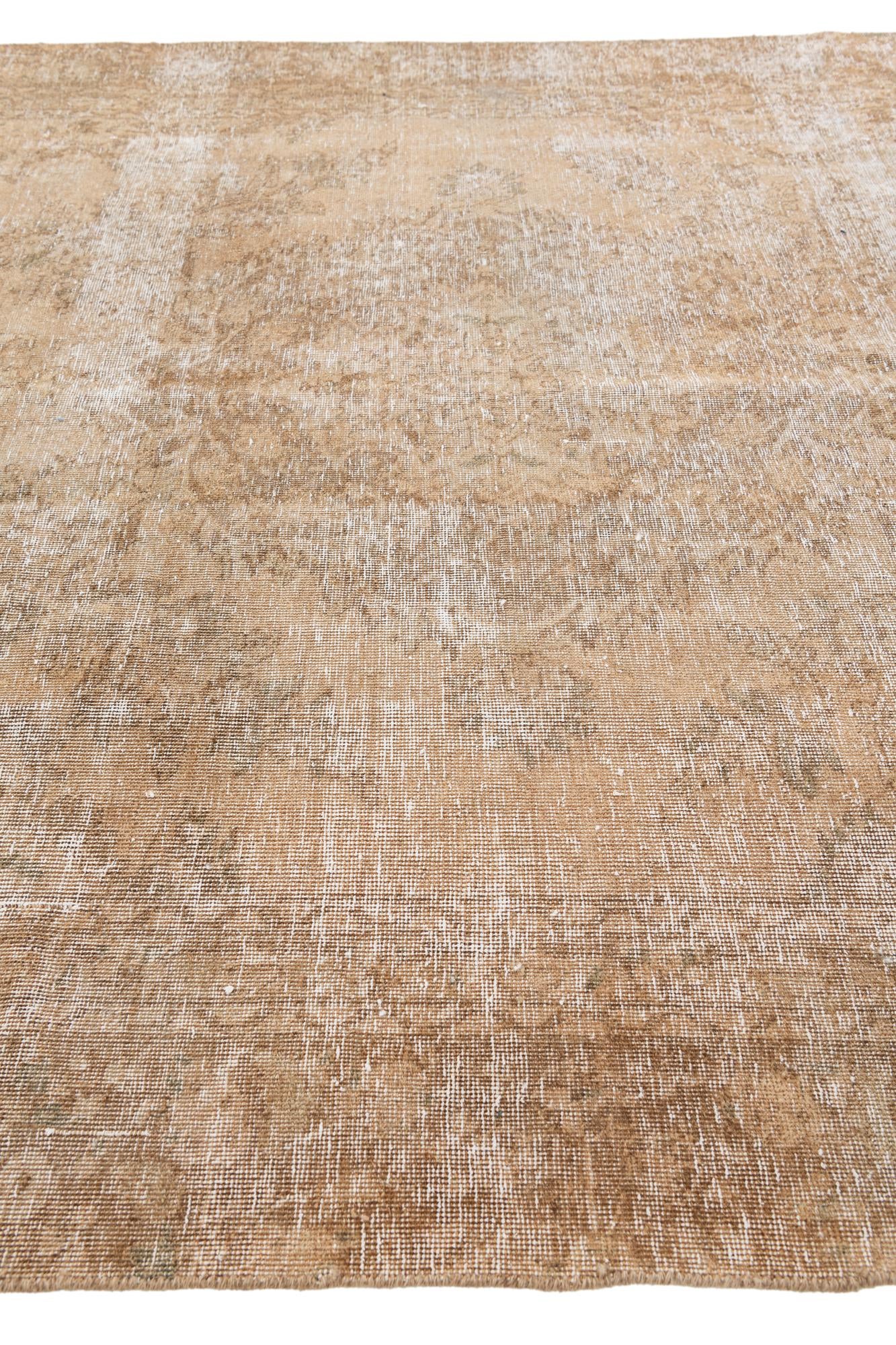 7' 10 x 10' 2 Hand Knotted Ultra Vintage Persian Wool Rug