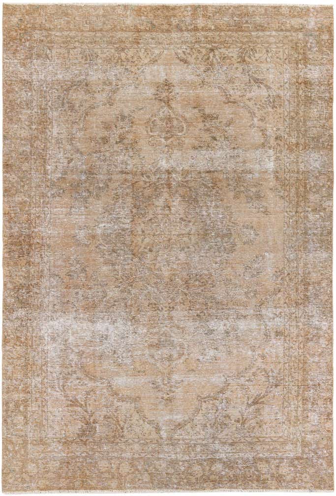 7' 10 x 10' 2 Hand Knotted Ultra Vintage Persian Wool Rug