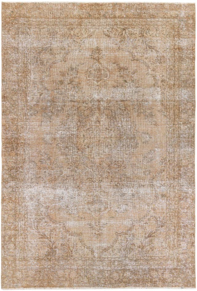 Detail image of 7' 10 x 10' 2 Hand Knotted Ultra Vintage Persian Wool Rug