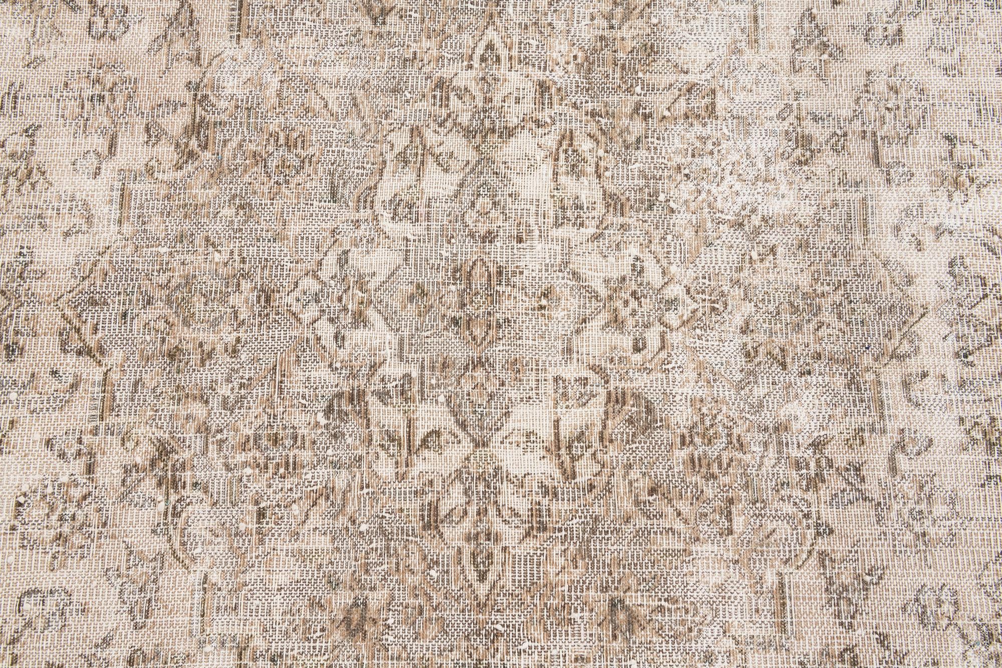 9' 4 x 12' 4 Hand Knotted Ultra Vintage Persian Wool Rug