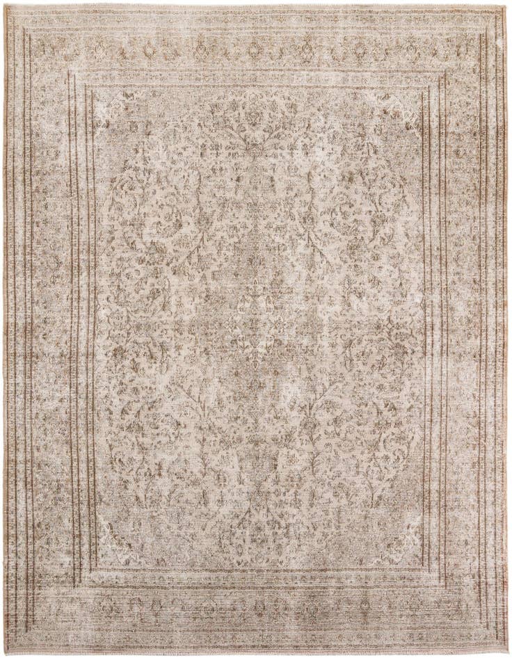 Detail image of 9' 4 x 12' 4 Hand Knotted Ultra Vintage Persian Wool Rug