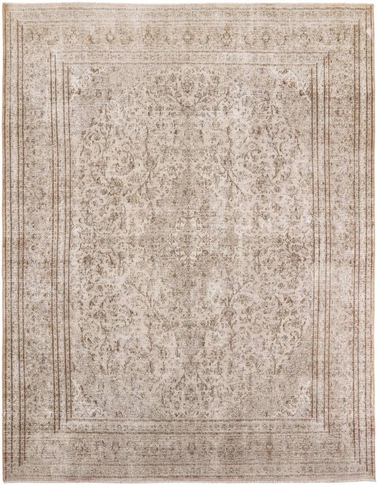 Detail image of 9' 4 x 12' 4 Hand Knotted Ultra Vintage Persian Wool Rug
