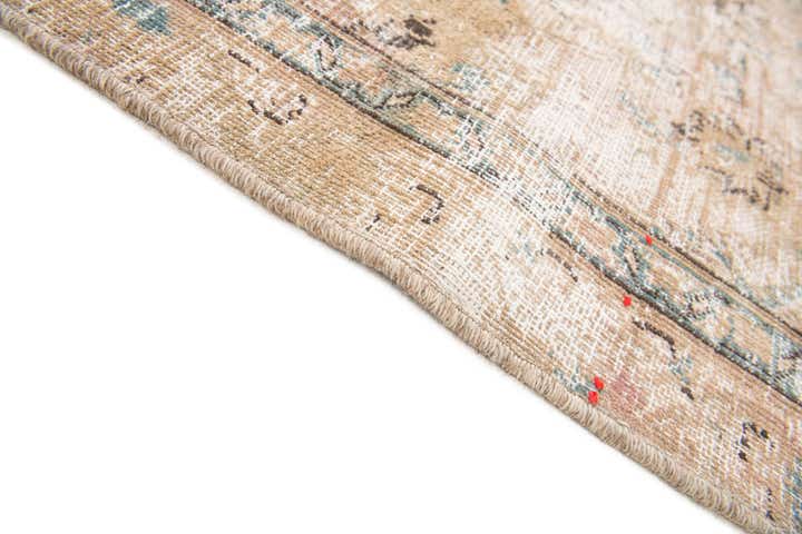 5' 7 x 9' 6 Hand Knotted Ultra Vintage Persian Wool Rug