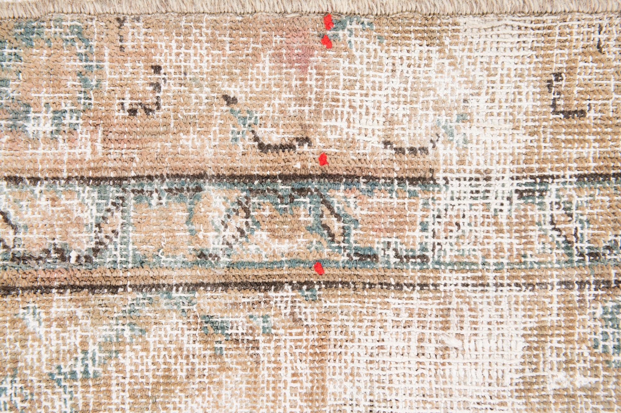 5' 7 x 9' 6 Hand Knotted Ultra Vintage Persian Wool Rug