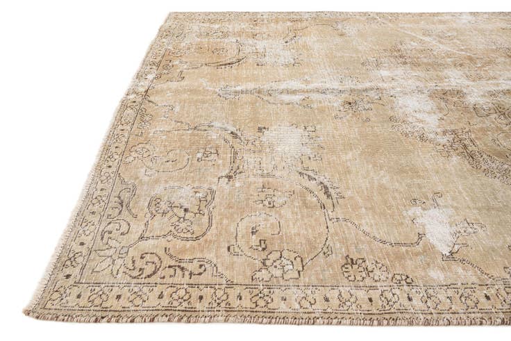 Detail image of 6' x 8' 7 Hand Knotted Ultra Vintage Persian Wool Rug