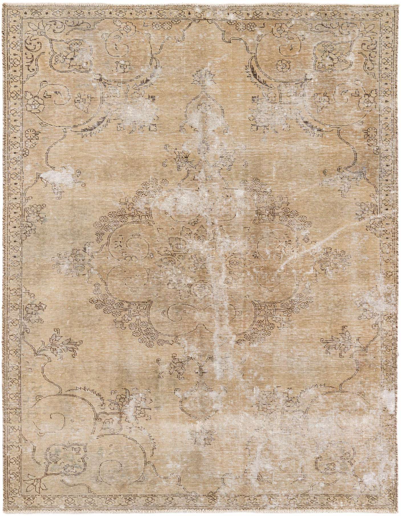 Primary image 6' x 8' 7  Hand Knotted Ultra Vintage Persian Wool Rug