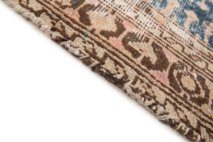4' 4 x 7' Hand Knotted Ultra Vintage Persian Wool Rug