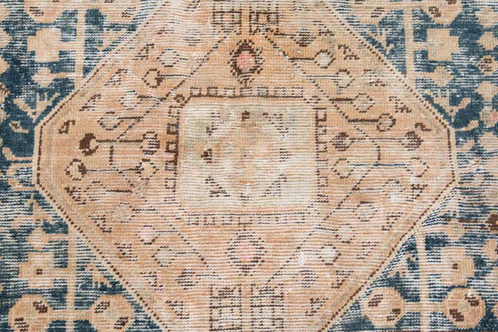 4' 4 x 7' Hand Knotted Ultra Vintage Persian Wool Rug