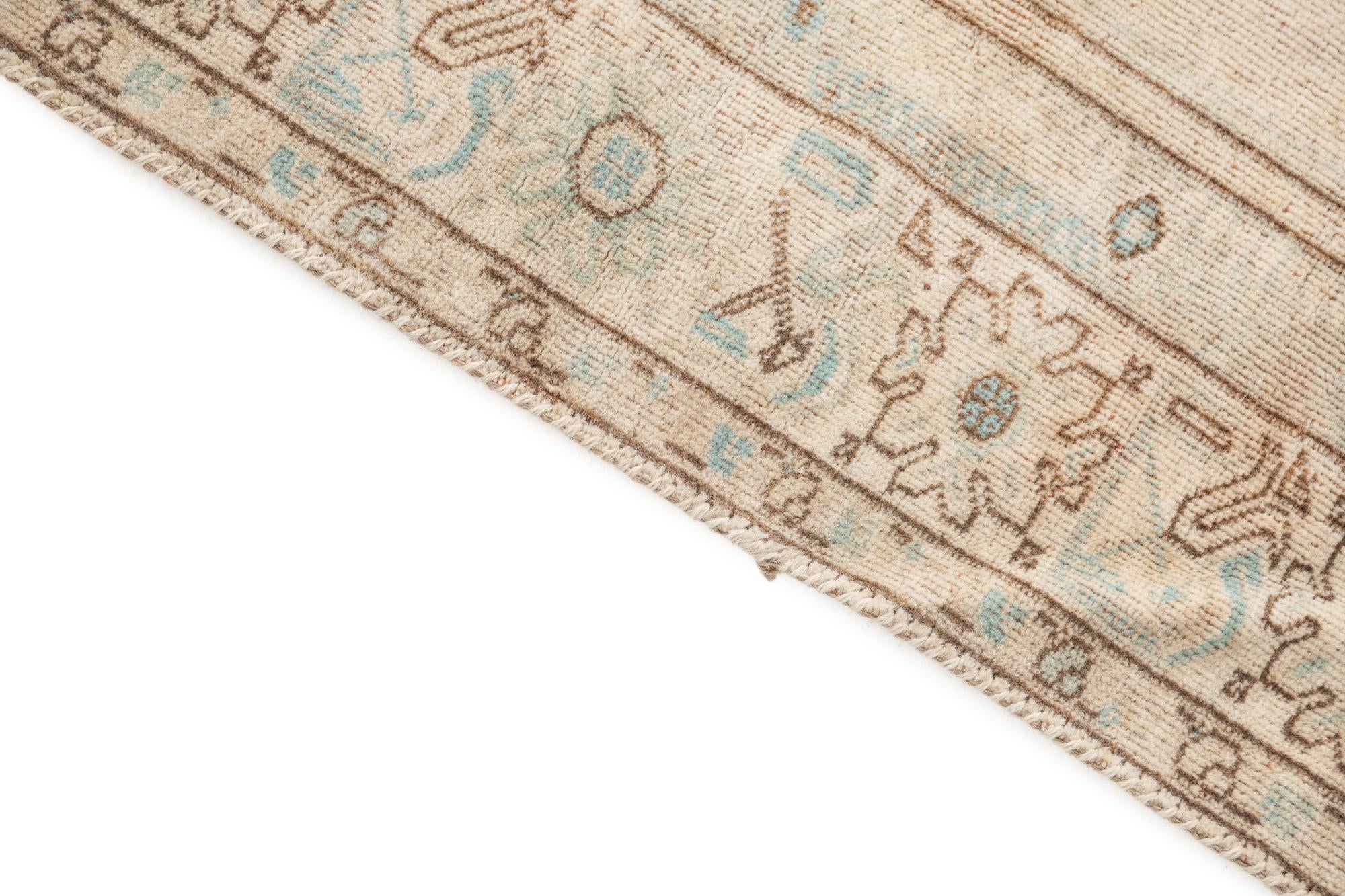 80cm x 160cm anudado a mano Ultra Vintage Alfombra Persa Lana