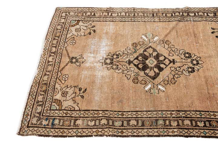 3' 2 x 4' 10 Hand Knotted Ultra Vintage Persian Wool Rug