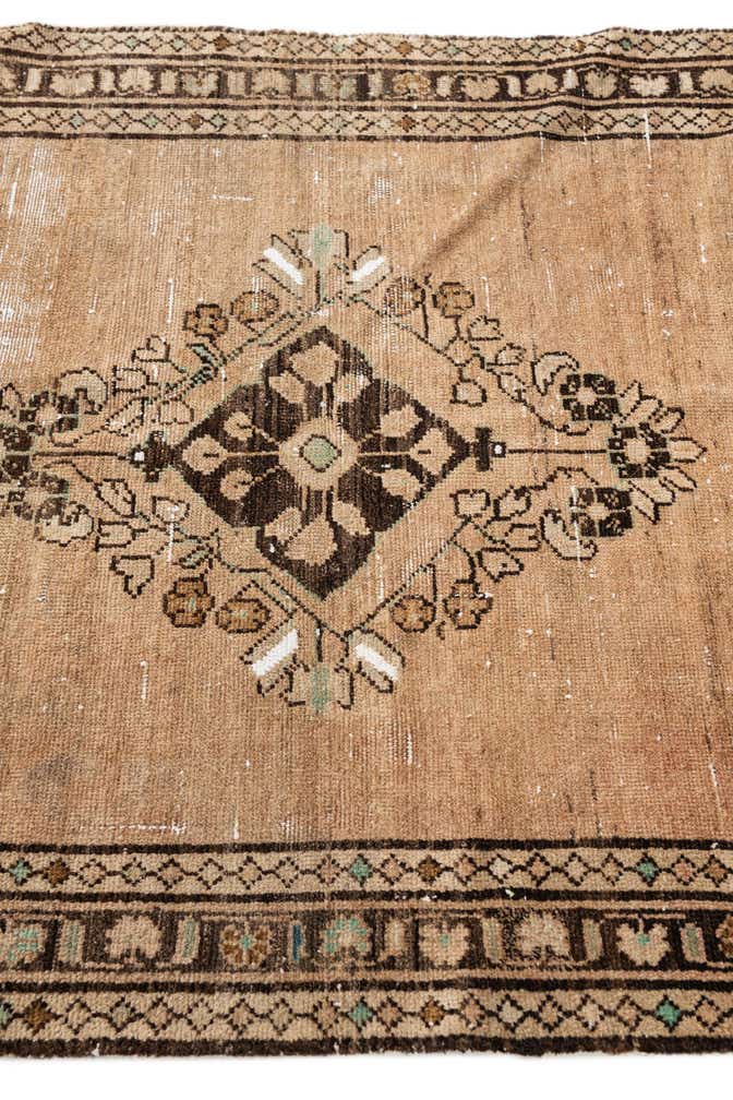 3' 2 x 4' 10 Hand Knotted Ultra Vintage Persian Wool Rug