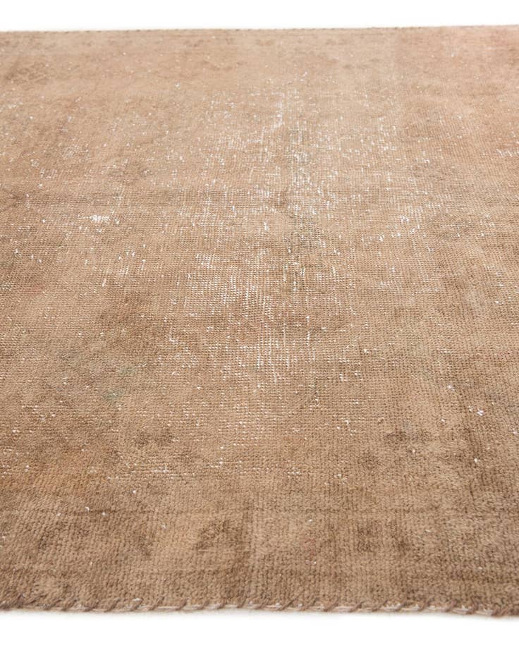 Detail image of 4' 2 x 6' 2  Hand Knotted Ultra Vintage Persian Wool Rug