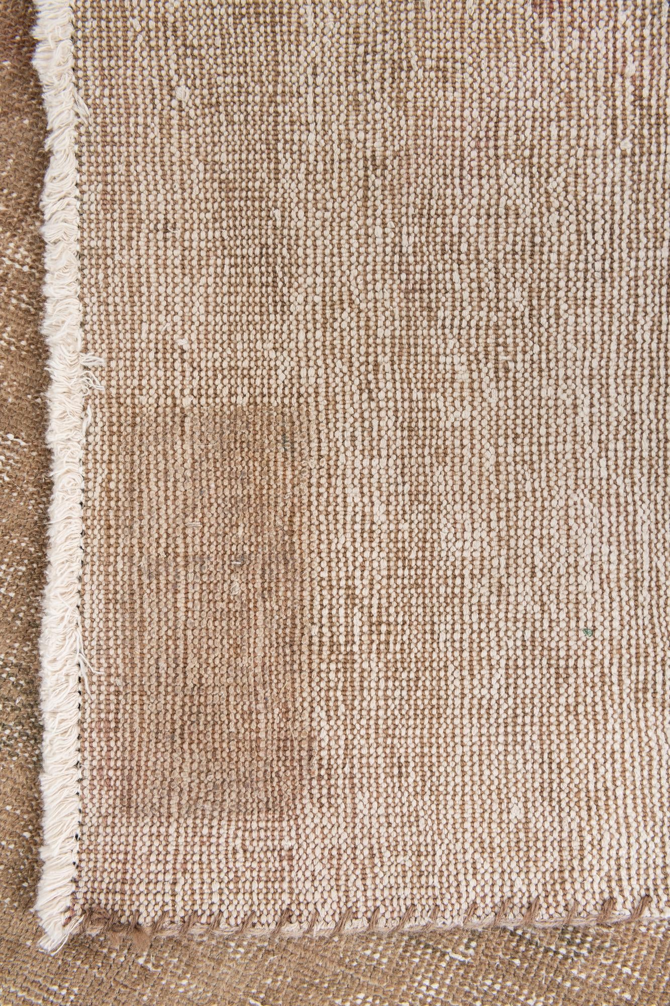 4' 2 x 6' 2 Hand Knotted Ultra Vintage Persian Wool Rug