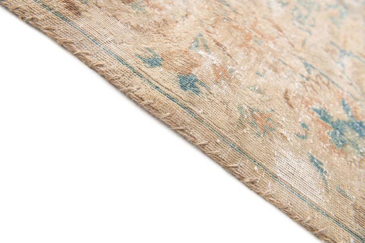 Detail image of 3' 4 x 4' 9 Hand Knotted Ultra Vintage Persian Wool Rug