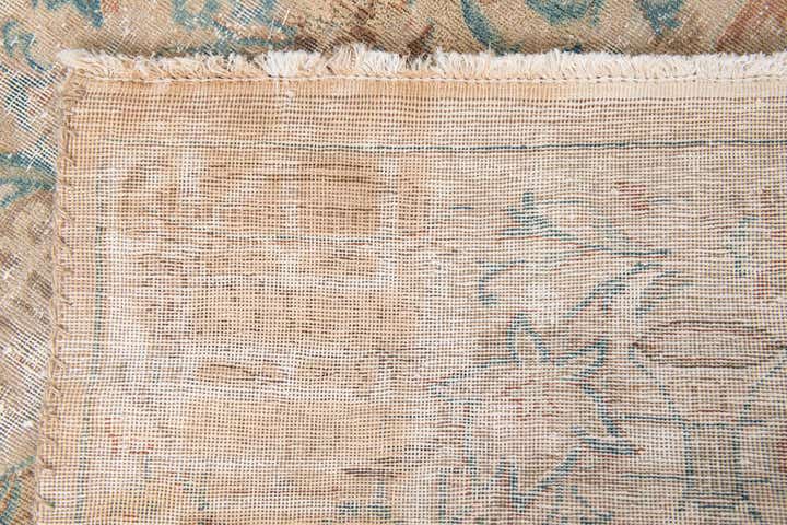 3' 4 x 4' 9 Hand Knotted Ultra Vintage Persian Wool Rug