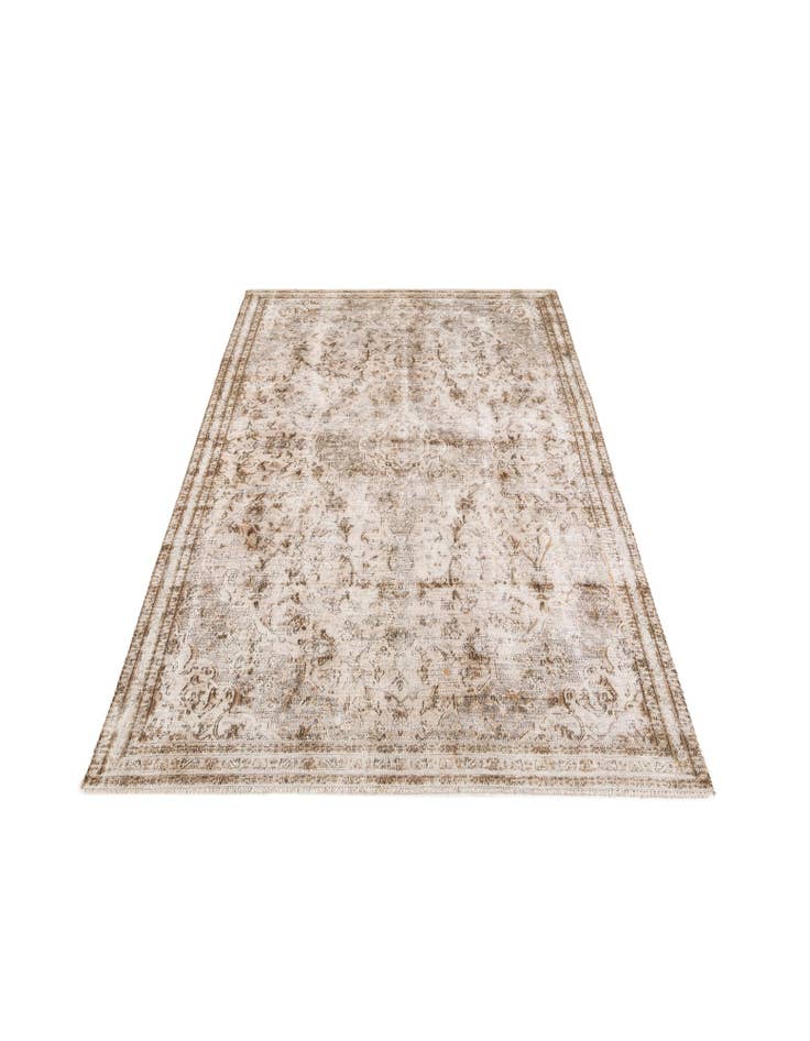 Detail image of 5' 4 x 8' 10 Hand Knotted Ultra Vintage Persian Wool Rug