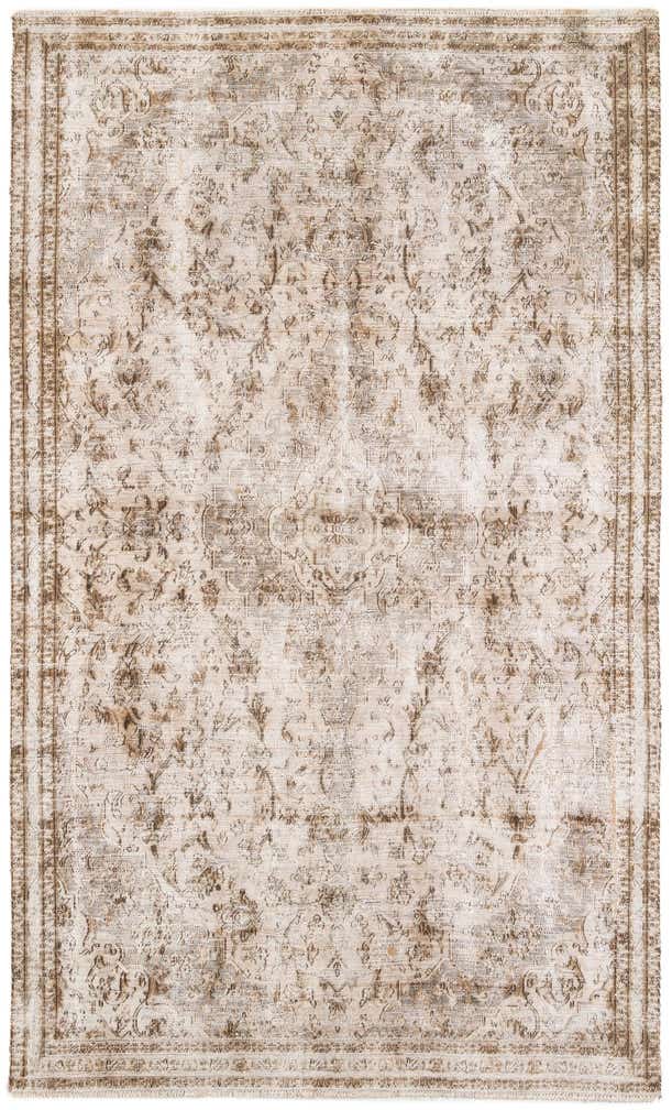 5' 4 x 8' 10 Hand Knotted Ultra Vintage Persian Wool Rug