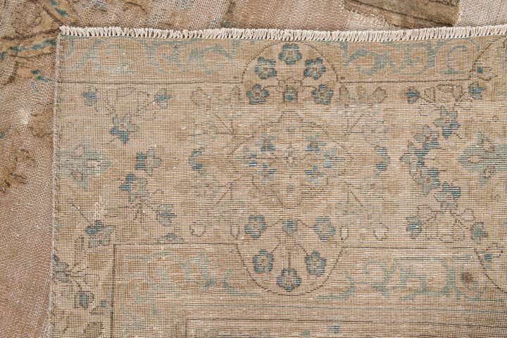 8' 5 x 11' 9 Hand Knotted Ultra Vintage Persian Wool Rug