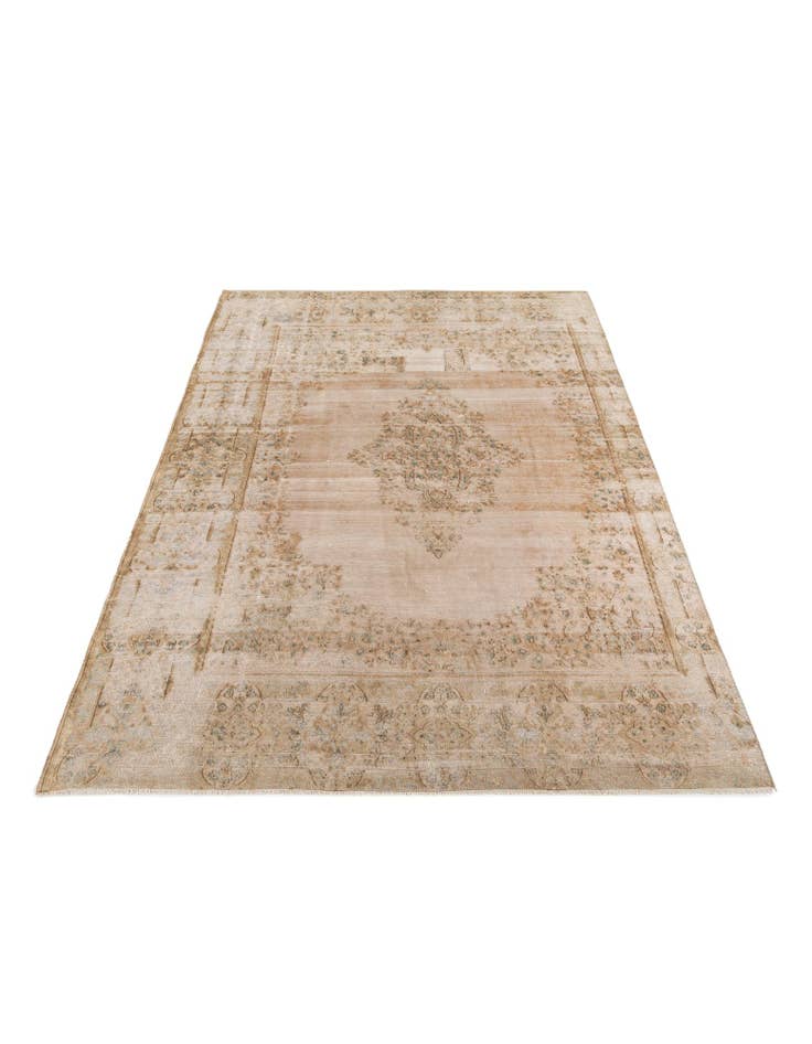 Detail image of 8' 5 x 11' 9 Hand Knotted Ultra Vintage Persian Wool Rug