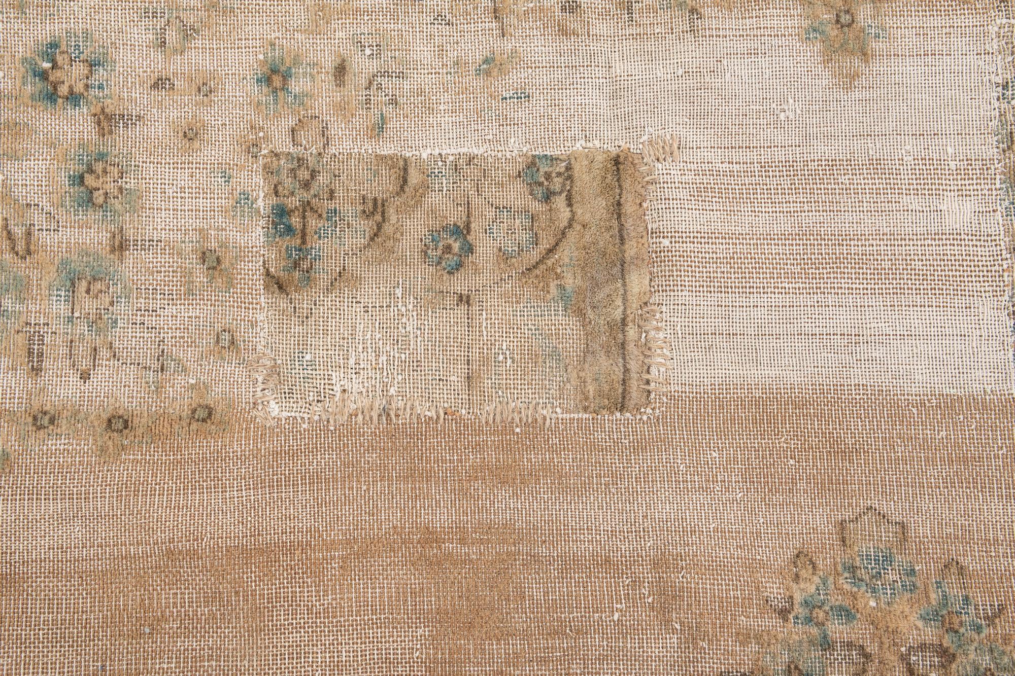 8' 5 x 11' 9 Hand Knotted Ultra Vintage Persian Wool Rug