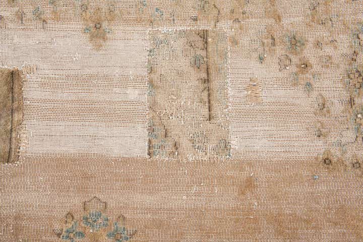 8' 5 x 11' 9 Hand Knotted Ultra Vintage Persian Wool Rug