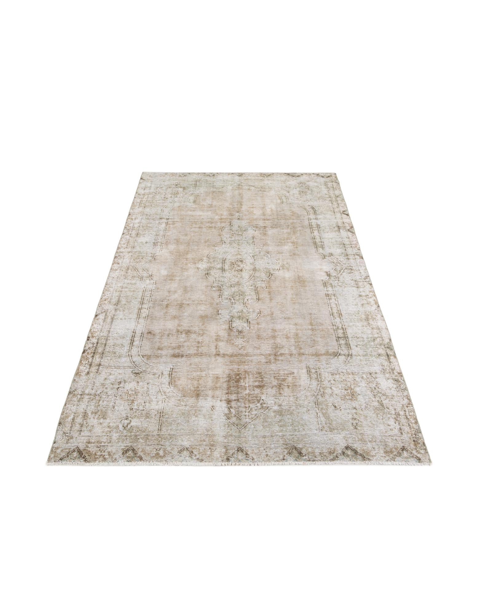 6' 7 x 10' 6 Hand Knotted Ultra Vintage Persian Wool Rug