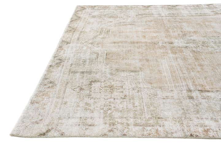 6' 7 x 10' 6 Hand Knotted Ultra Vintage Persian Wool Rug