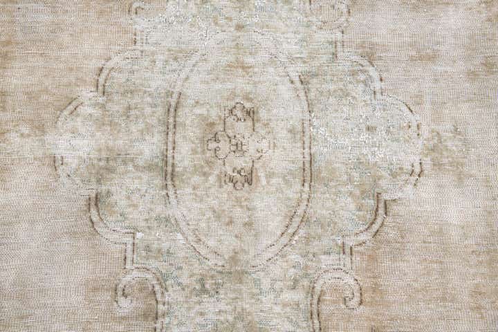 6' 7 x 10' 6 Hand Knotted Ultra Vintage Persian Wool Rug