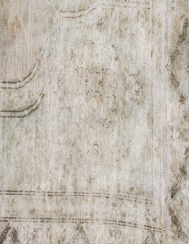 Detail image of 6' 7 x 10' 6  Hand Knotted Ultra Vintage Persian Wool Rug