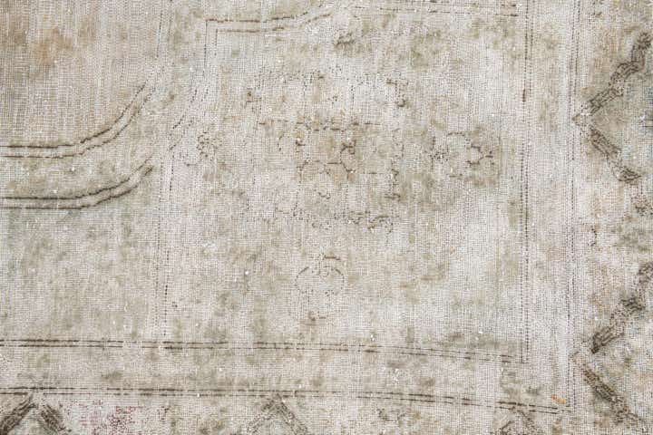 6' 7 x 10' 6 Hand Knotted Ultra Vintage Persian Wool Rug