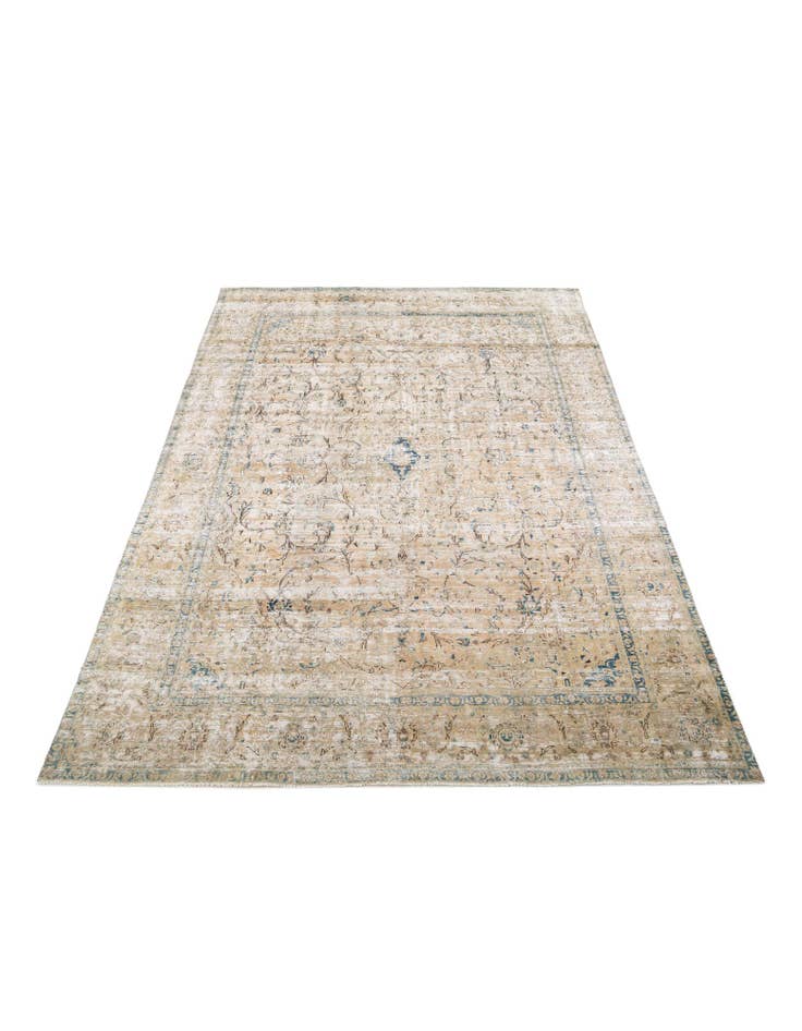 Detail image of 9' 1 x 12' 9 Hand Knotted Ultra Vintage Persian Wool Rug
