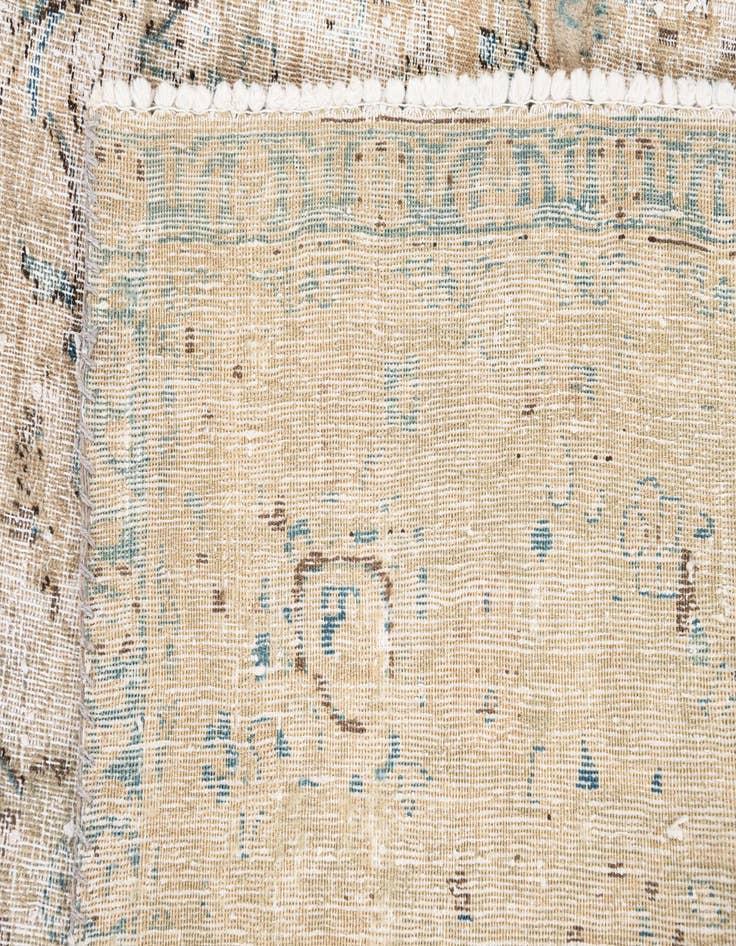 Detail image of 9' 1 x 12' 9  Hand Knotted Ultra Vintage Persian Wool Rug