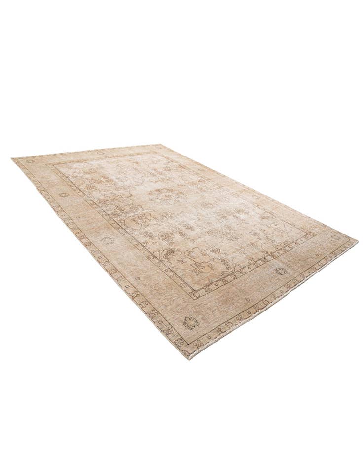 Detail image of 7' 10 x 11' 6 Hand Knotted Ultra Vintage Persian Wool Rug