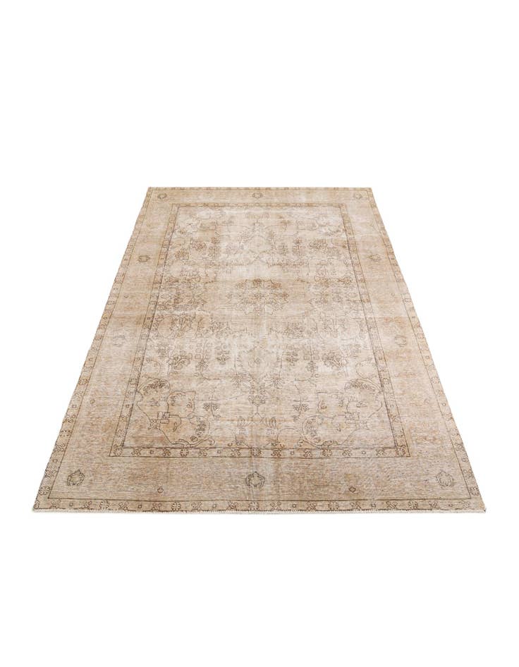 Detail image of 7' 10 x 11' 6  Hand Knotted Ultra Vintage Persian Wool Rug