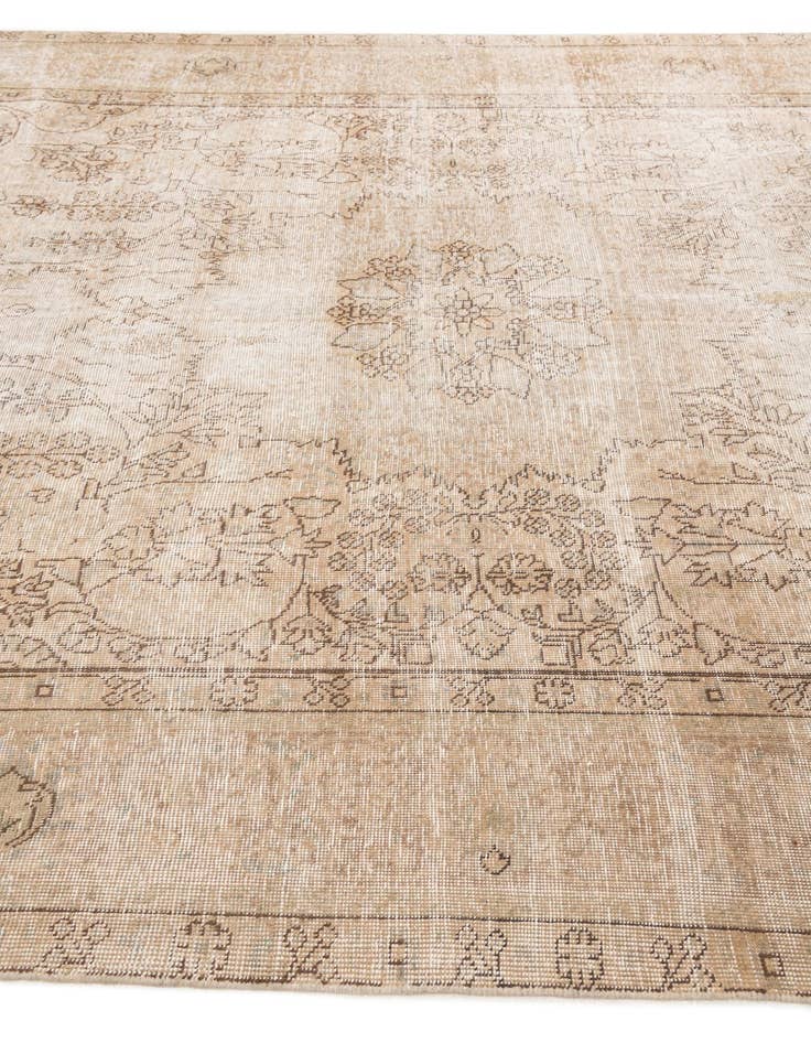 Detail image of 7' 10 x 11' 6  Hand Knotted Ultra Vintage Persian Wool Rug