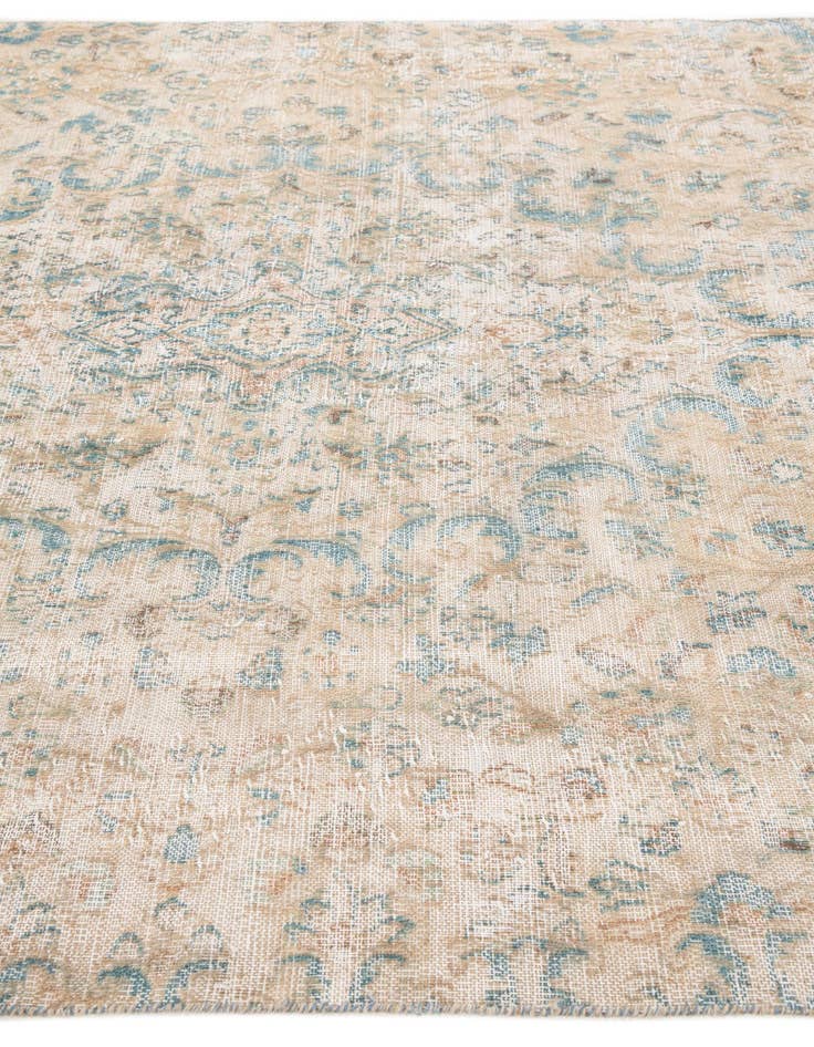Detail image of 5' 7 x 9' 5  Hand Knotted Ultra Vintage Persian Wool Rug