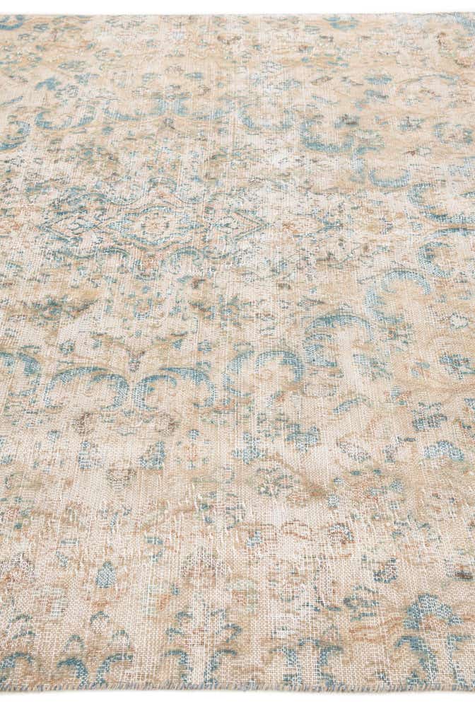 5' 7 x 9' 5 Hand Knotted Ultra Vintage Persian Wool Rug