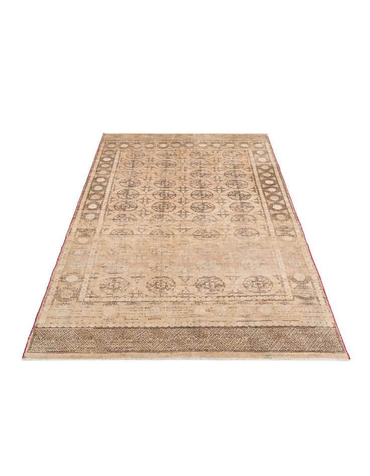 Detail image of 6' 6 x 9' 4  Hand Knotted Ultra Vintage Persian Wool Rug