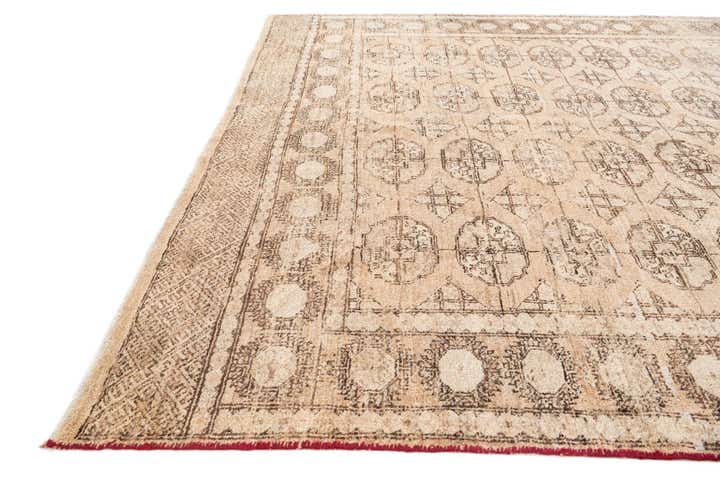6' 6 x 9' 4 Hand Knotted Ultra Vintage Persian Wool Rug